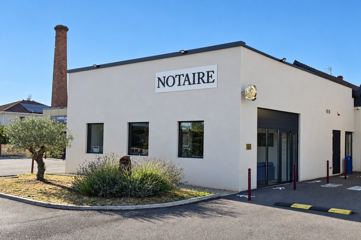 Façade de l’étude notariale